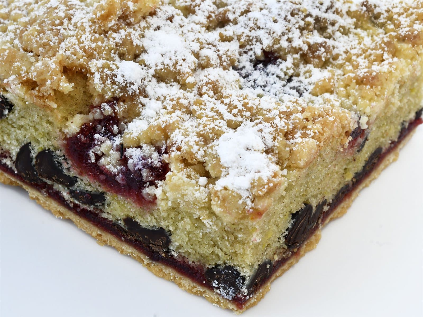Chocolate & Raspberry Streusel Kuchen
